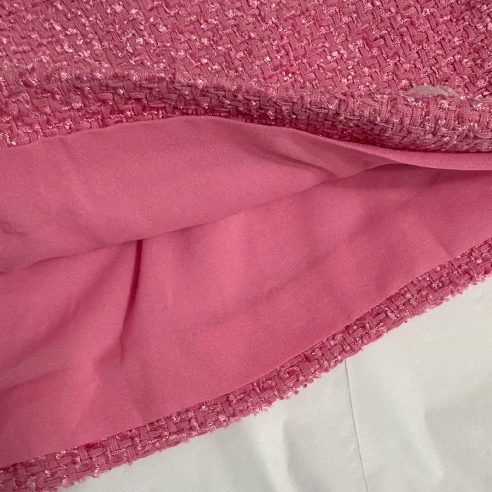 Tuckernuck Hyacinth House Pink Tweed Andi Mini Skirt New Without Tag Size S - Picture 14 of 14